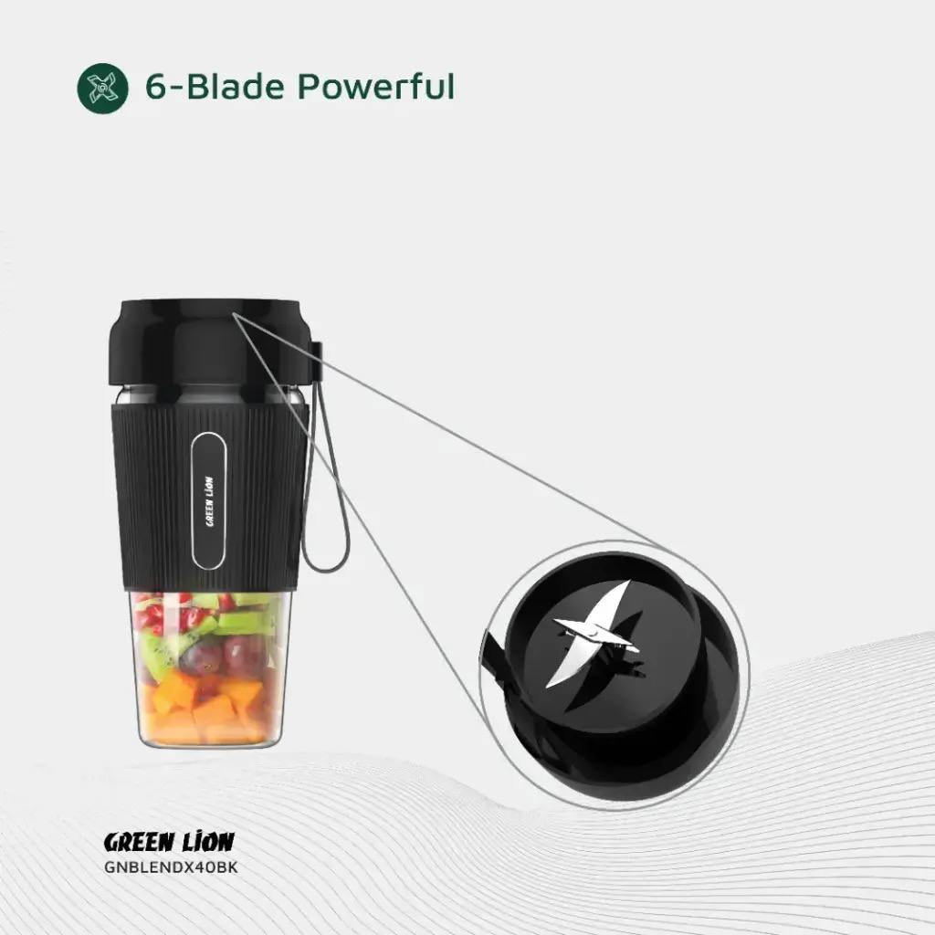 خرید انلاین مخلوط‌کن و شیکر شارژی گرین لاین Green Lion G-Blend X با تیغه استیل ضد زنگ