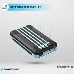 خربد انلاین پاوربانک خورشیدی پاورولوژی مدل PPBCHA70 ظرفیت 16000 میلی‌آمپر ساعت با شارژ سریع 20 وات