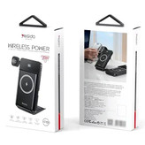 خرید انلاین پاوربانک وایرلس یسیدو مدل YP69 با شارژ سریع و پایه استند