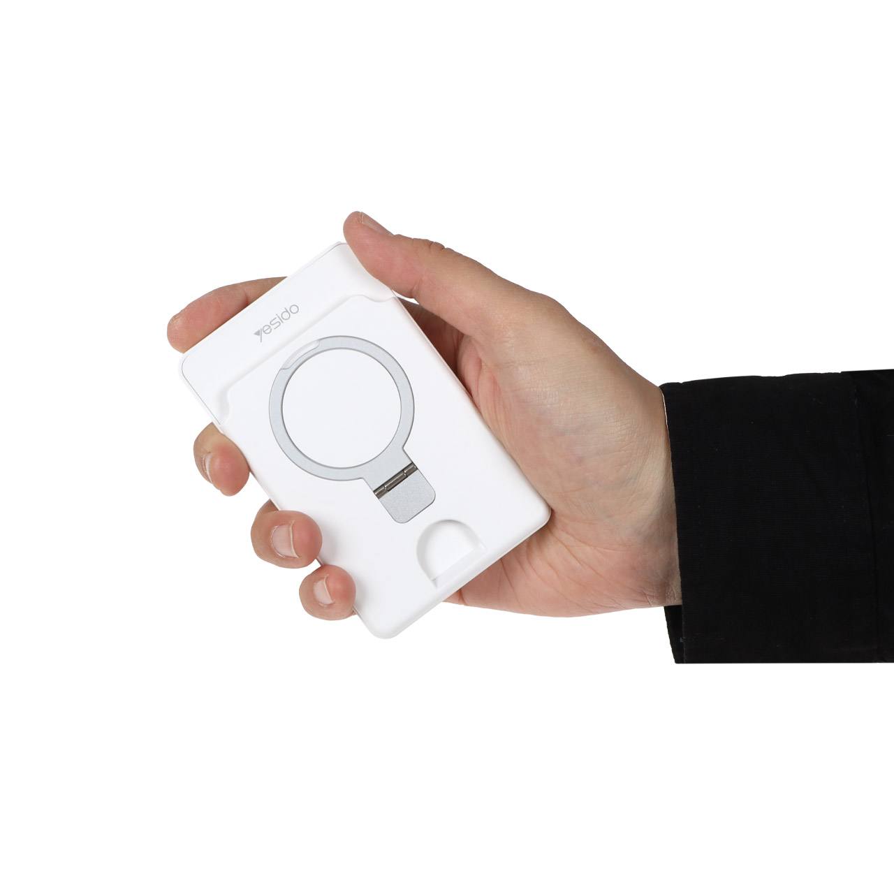 خرید انلاین پاوربانک وایرلس یسیدو مدل YP73 با شارژ سریع 20 وات و استند تاشو