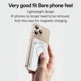 خرید انلاین پاوربانک وایرلس یسیدو مدل YP73 با شارژ سریع 20 وات و استند تاشو