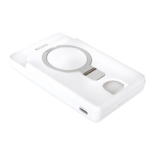 خرید انلاین پاوربانک وایرلس یسیدو مدل YP73 با شارژ سریع 20 وات و استند تاشو