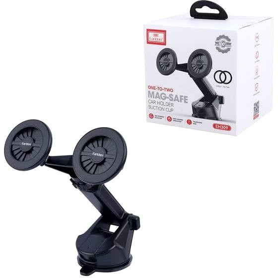 خرید انلاین هولدر دوگانه داشبوردی ارلدام EH309 – پایه مغناطیسی 360 درجه برای دو گوشی