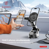 خرید انلاین هولدر دوگانه داشبوردی ارلدام EH309 – پایه مغناطیسی 360 درجه برای دو گوشی