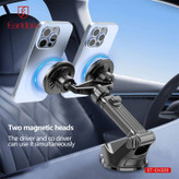 خرید انلاین هولدر دوگانه داشبوردی ارلدام EH309 – پایه مغناطیسی 360 درجه برای دو گوشی