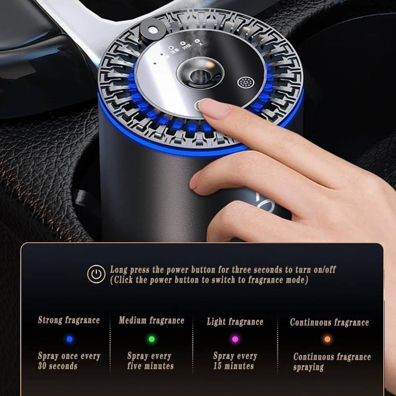 خرید انلاین خوشبوکننده هوشمند خودرو Car Fragrance P35 – رایحه 50 میل با نورپردازی ستاره‌ای