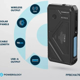 خرید انلاین پاوربانک خورشیدی 20000 میلی آمپر پاورولوژی 22.5 واتی مدل Powerology PPBCHA76