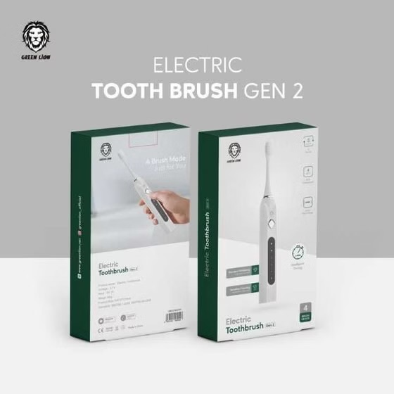 خرید آنلاین مسواک برقی گرین لاین مدل GREEN LION GL-TB5 GEN 2