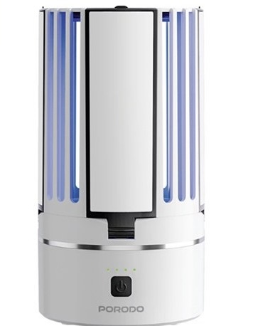 خرید انلاین چراغ حشره‌کش قابل‌حمل دوکاره پرودو Porodo Lifestyle 2-in-1 Portable Insect Killer Lamp مدل PL-IN2K – سفید