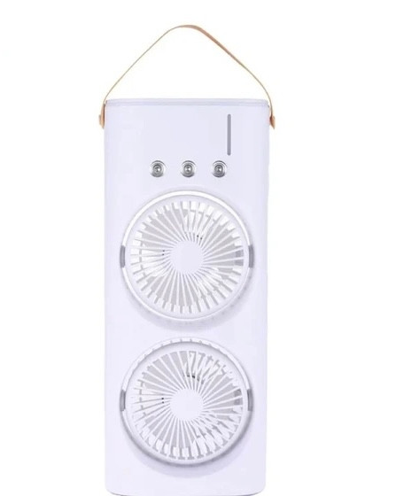 خرید انلاین پنکه رو میزی مه پاش دوقلو مدل double Spray Fan بدون ریموت پایه ثابت (نسخه اورجینال)
