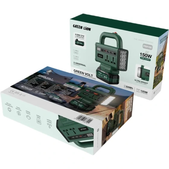 پاور استیشن گرین لاین Green Volt 150W با باتری 4000mAh
